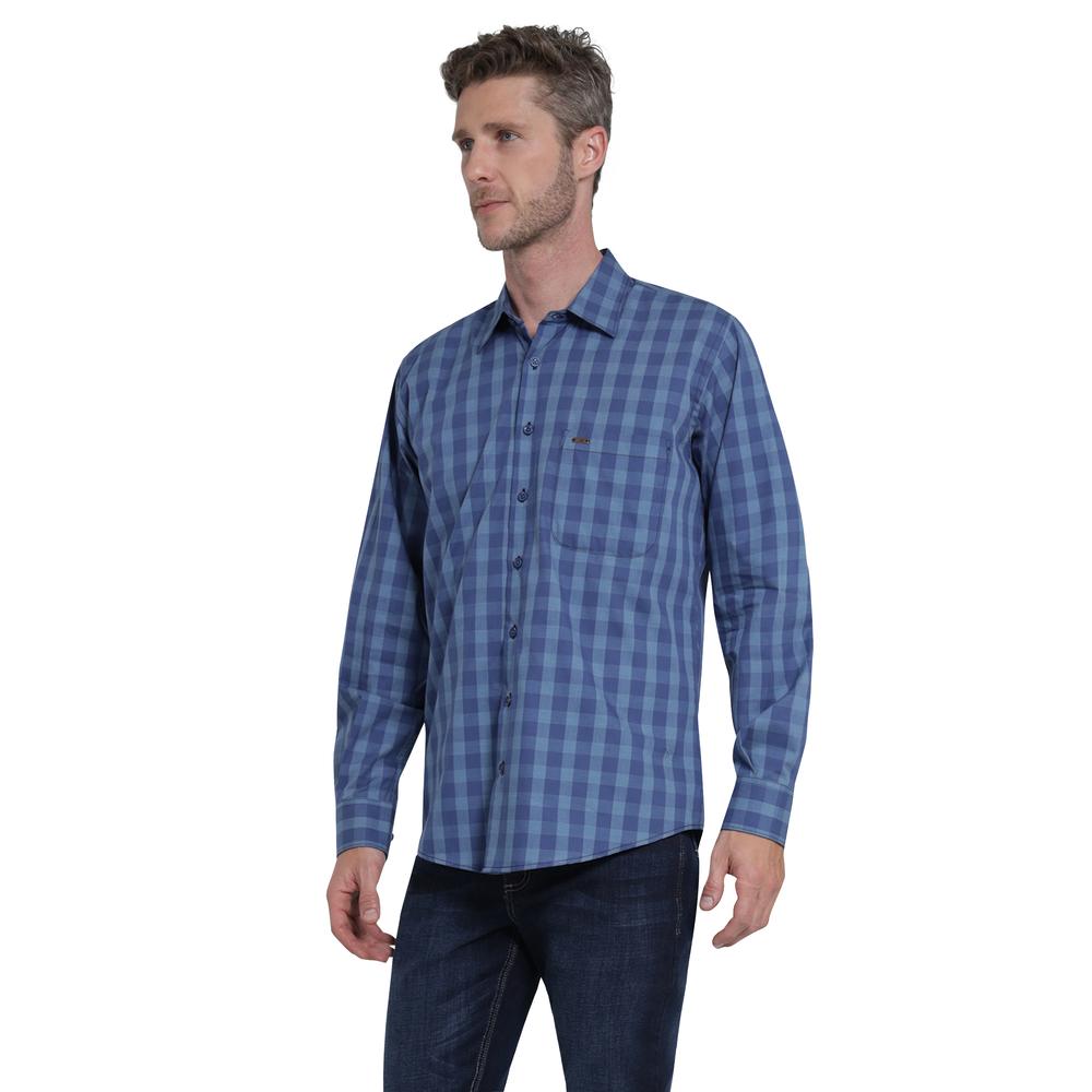 Foto 3 pulgar | Camisa Casual Lee Slim Fit 442 Azul Marino para Hombre