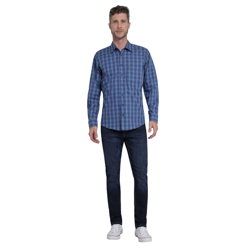 Foto 5 pulgar | Camisa Casual Lee Slim Fit 442 Azul Marino para Hombre