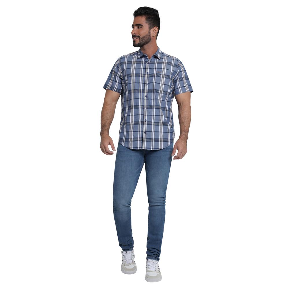 Foto 5 pulgar | Camisa Lee Azul Slim Fit para Hombre