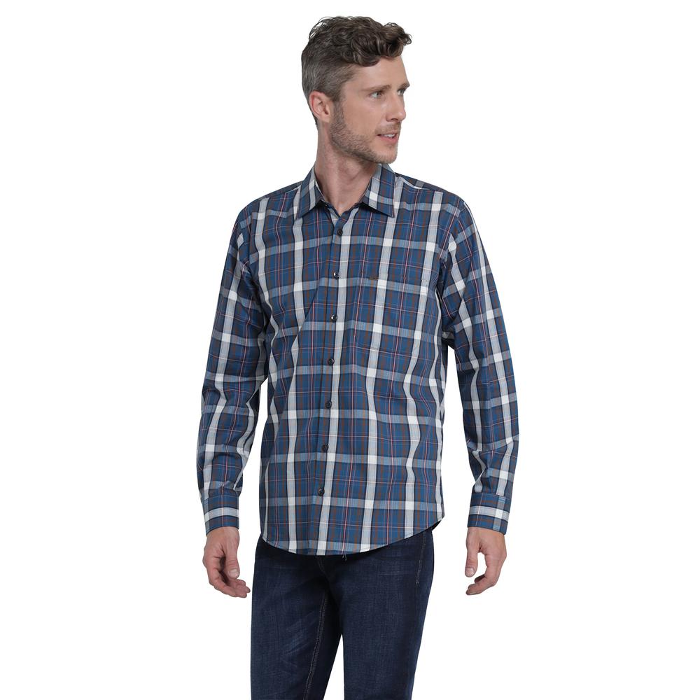 Foto 3 pulgar | Camisa Lee Azul Slim Fit para Hombre