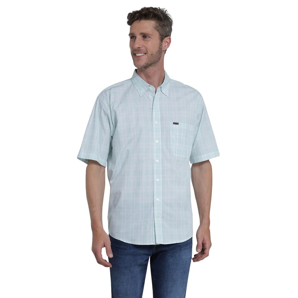 Camisa Casual Lee Regular Fit 433 Verde para Hombre $595