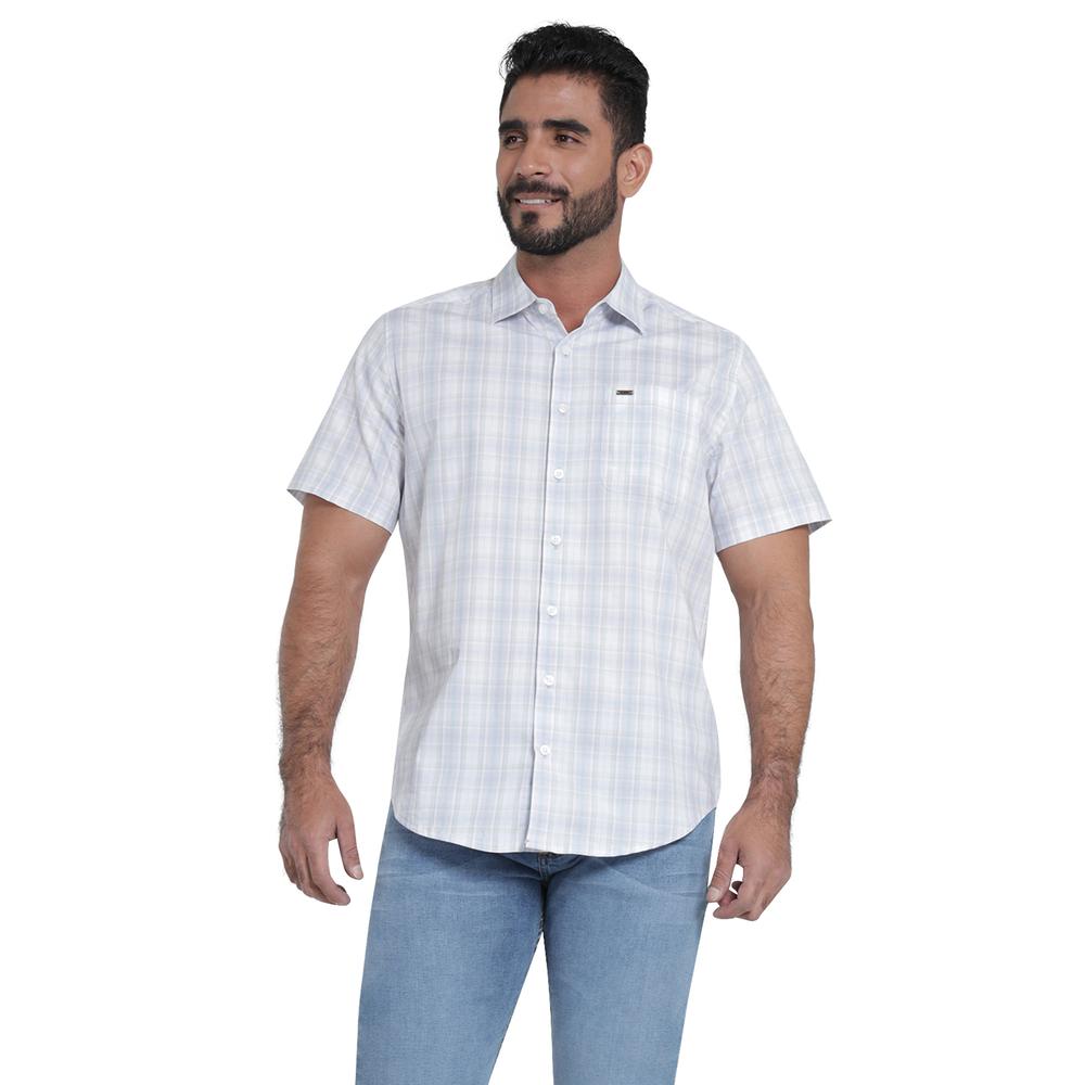 Foto 2 pulgar | Camisa Casual Lee Slim Fit 412 Blanca para Hombre