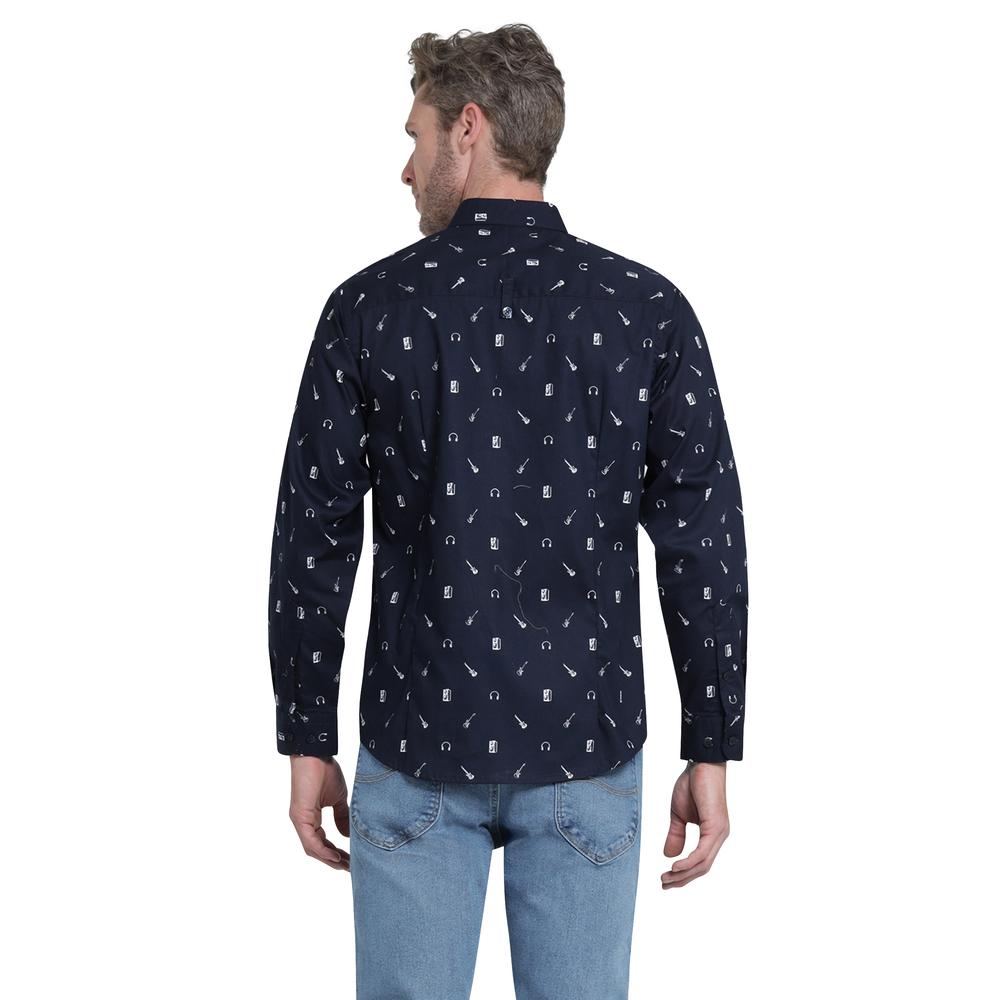 Foto 4 pulgar | Camisa Casual Lee Ultra Slim 440 Azul Marino para Hombre