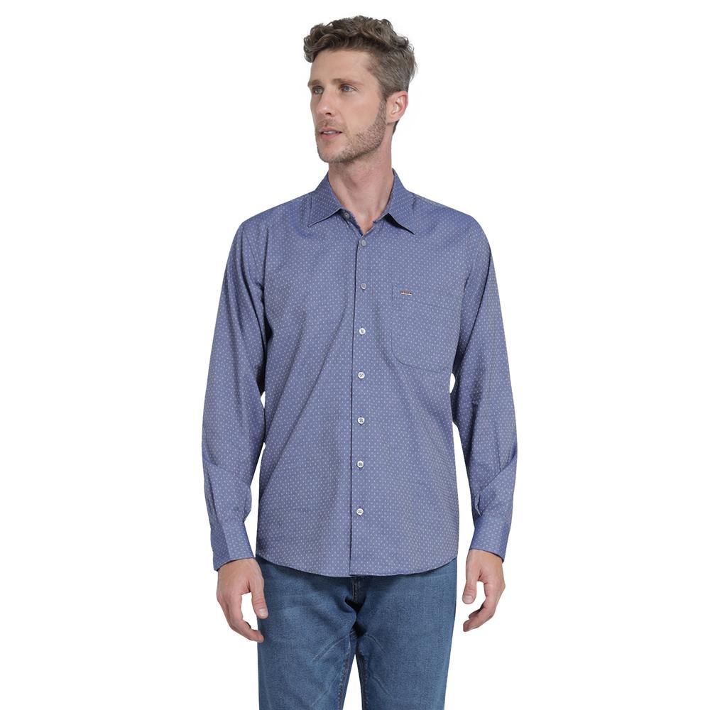 Camisa Casual Lee Slim Fit 441 Azul para Hombre