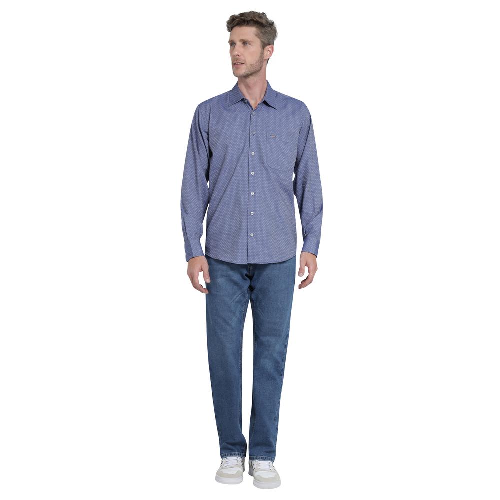 Foto 5 pulgar | Camisa Casual Lee Slim Fit 441 Azul para Hombre