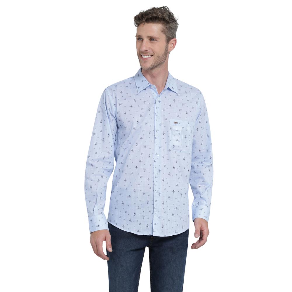 Camisa Casual Lee Slim Fit 440 Azul para Hombre $595