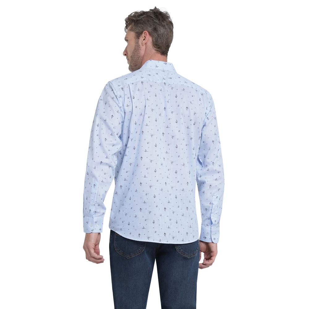 Foto 4 pulgar | Camisa Casual Lee Slim Fit 440 Azul para Hombre