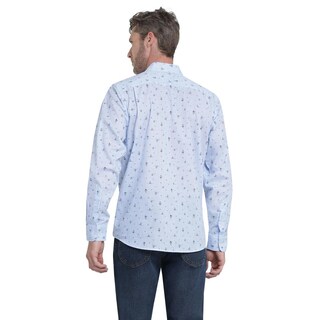 Foto 3 | Camisa Casual Lee Slim Fit 440 Azul para Hombre