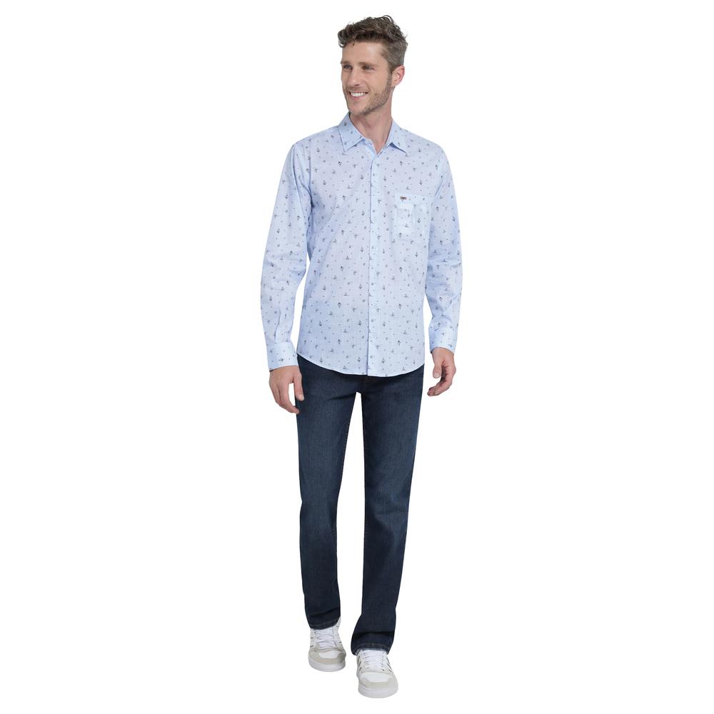 Foto 5 pulgar | Camisa Casual Lee Slim Fit 440 Azul para Hombre