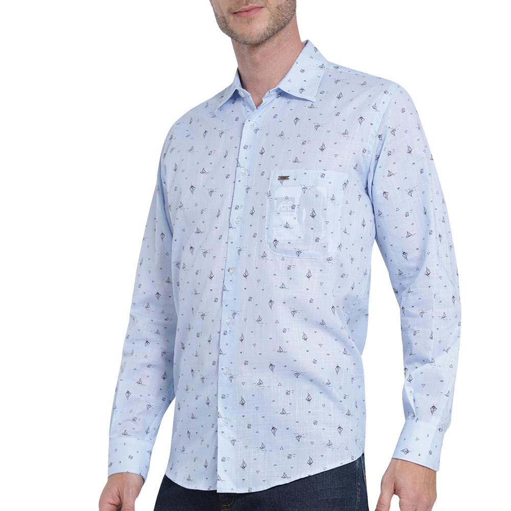 Foto 6 pulgar | Camisa Casual Lee Slim Fit 440 Azul para Hombre