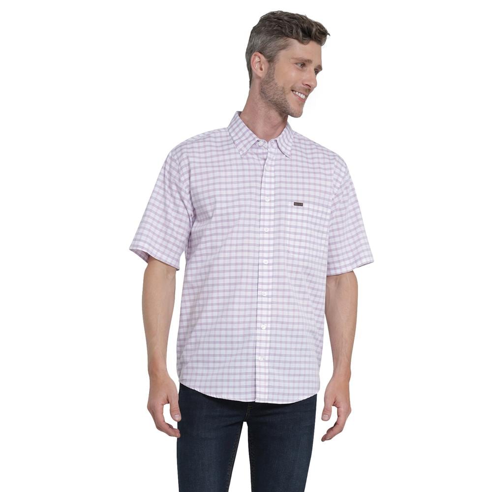 Camisa Casual Lee Regular Fit Lila para Hombre $595