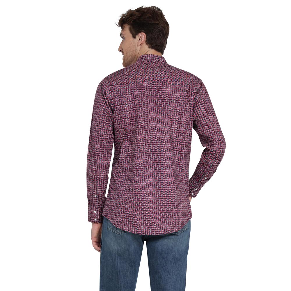 Foto 4 pulgar | Camisa Vaquera Wrangler Slim Fit Manga Larga 409 Rojo para Hombre