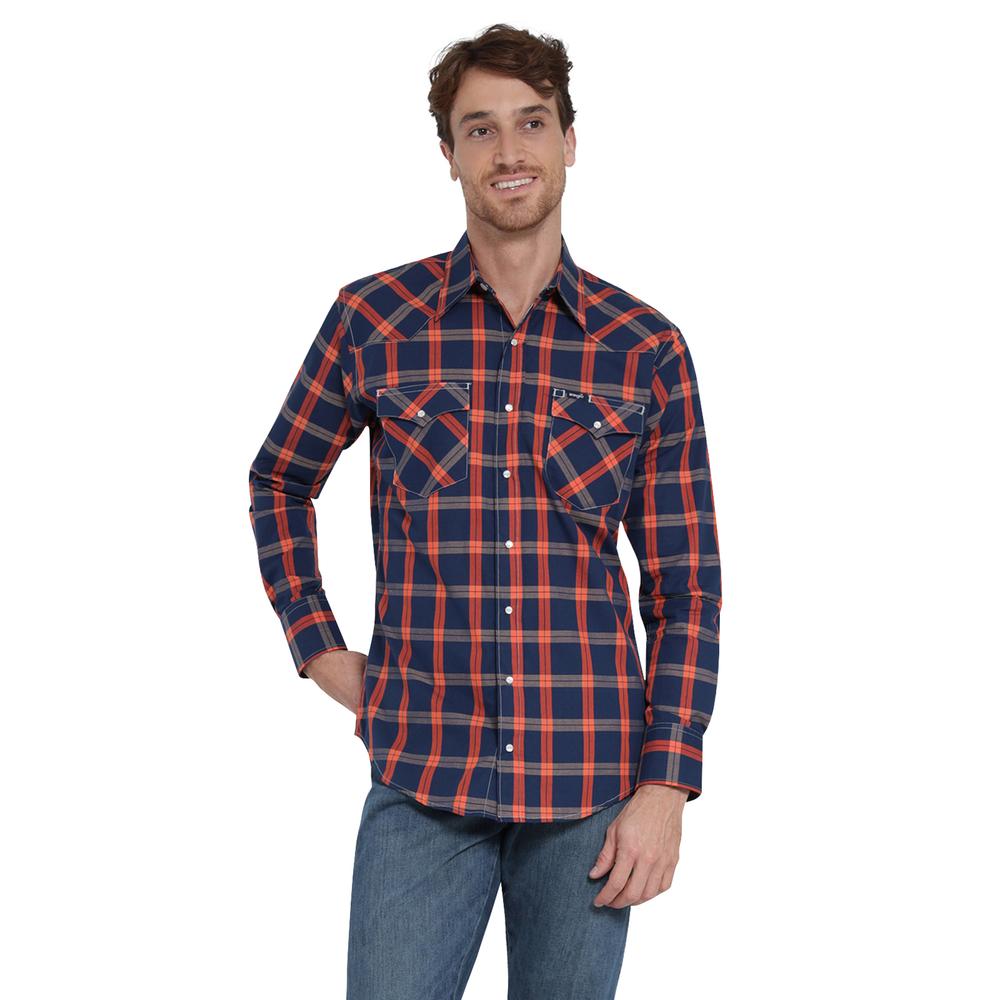 Foto 2 pulgar | Camisa Vaquera Wrangler Regular Fit Manga Larga 408 Azul