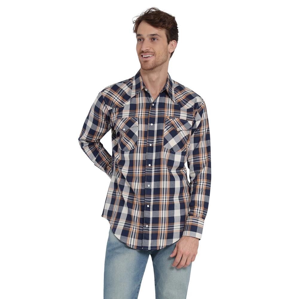 Foto 2 pulgar | Camisa Vaquera Wrangler Regular Fit Manga Larga 403 Azul