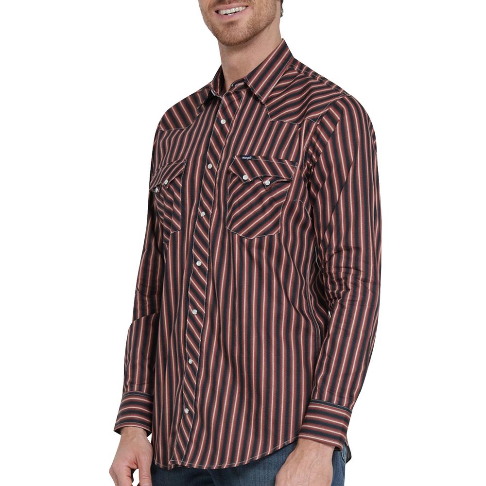 Foto 6 pulgar | Camisa Vaquera Wrangler Slim Fit Manga Larga 312 Negro