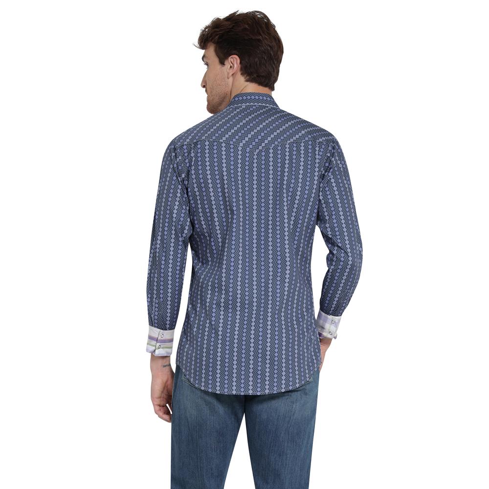 Foto 4 pulgar | Camisa Vaquera Wrangler Slim Fit Manga Larga 411 Azul para Hombre