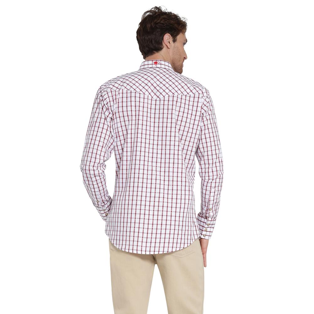 Foto 4 pulgar | Camisa Vaquera Wrangler Regular Fit Manga Larga 401 Rojo