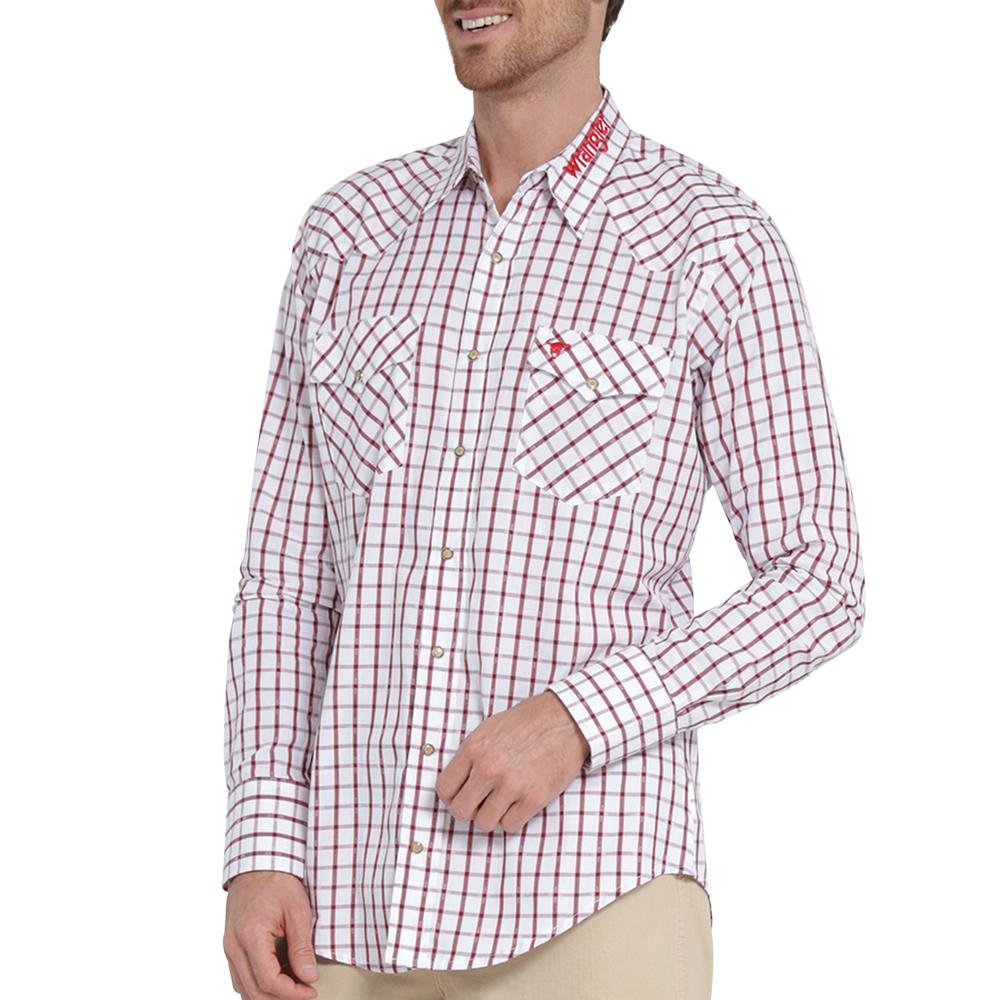 Foto 6 pulgar | Camisa Vaquera Wrangler Regular Fit Manga Larga 401 Rojo