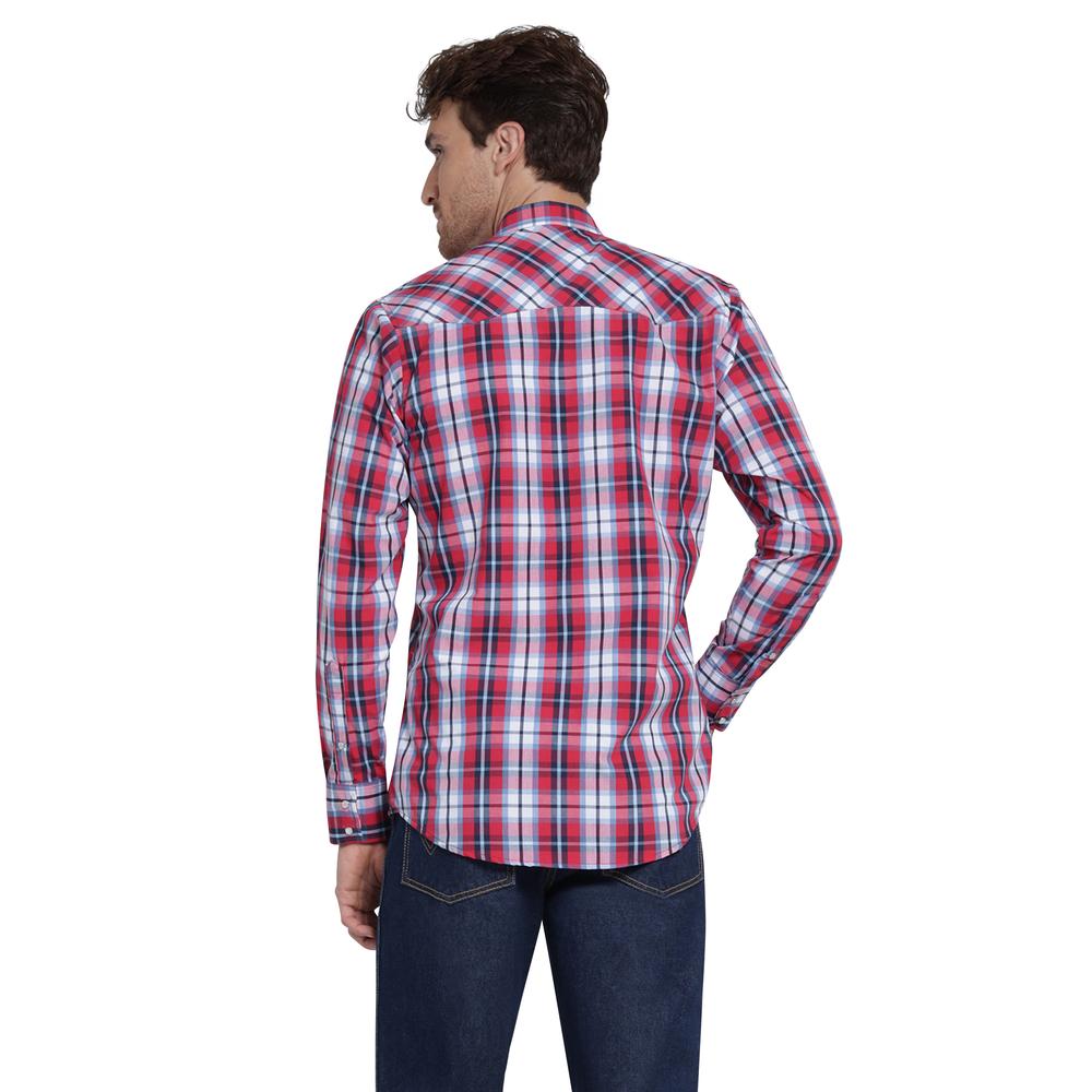 Foto 4 pulgar | Camisa Vaquera Wrangler Slim Fit Manga Larga 404 Rojo