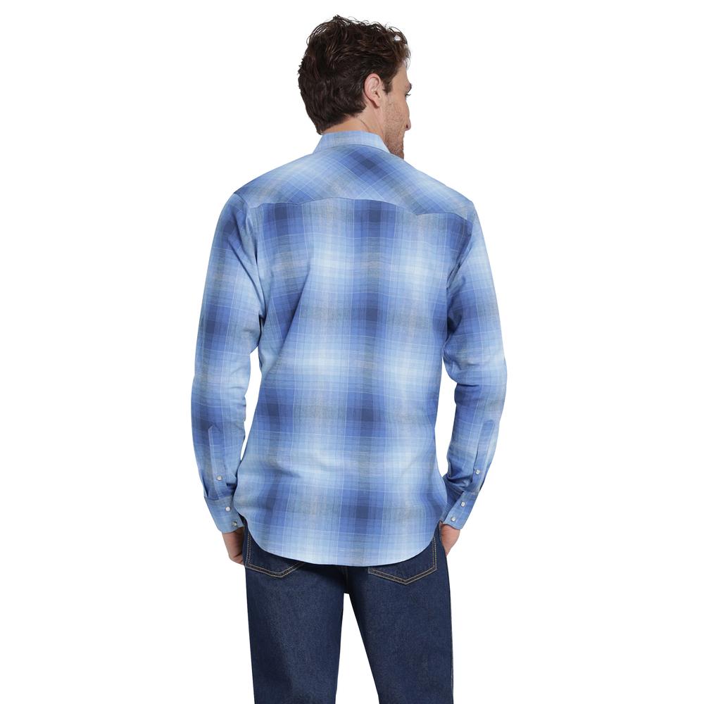 Foto 4 pulgar | Camisa Vaquera Wrangler Slim Fit Manga Larga 405 Azul