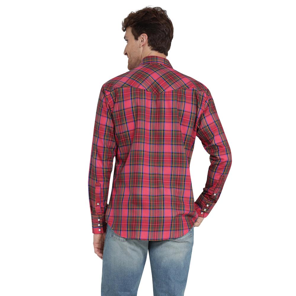 Foto 4 pulgar | Camisa Vaquera Wrangler Regular Fit Manga Larga 406 Rojo