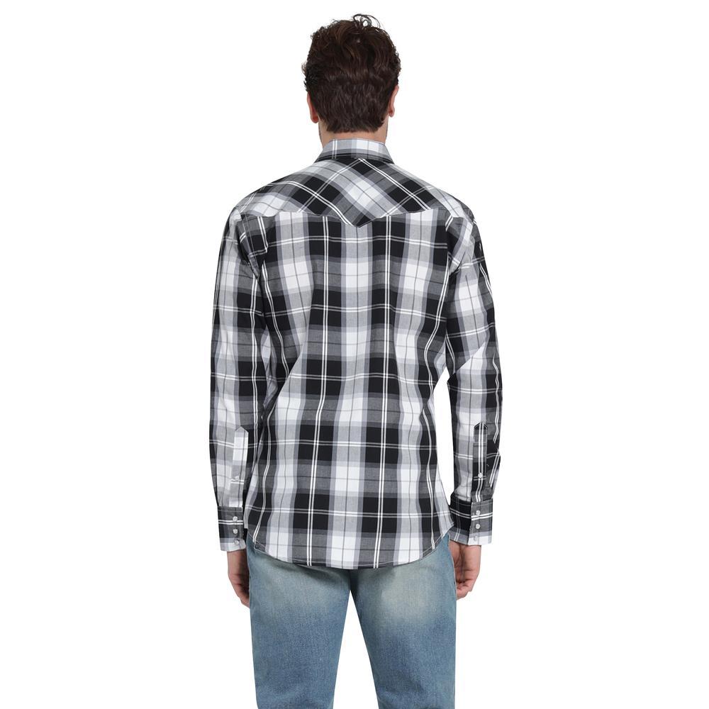 Foto 4 pulgar | Camisa Vaquera Wrangler Regular Fit Manga Larga 413 Negro