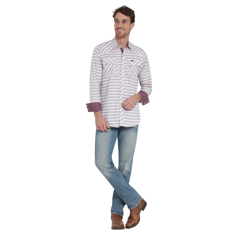 Foto 5 pulgar | Camisa Wrangler Blanca para Hombre