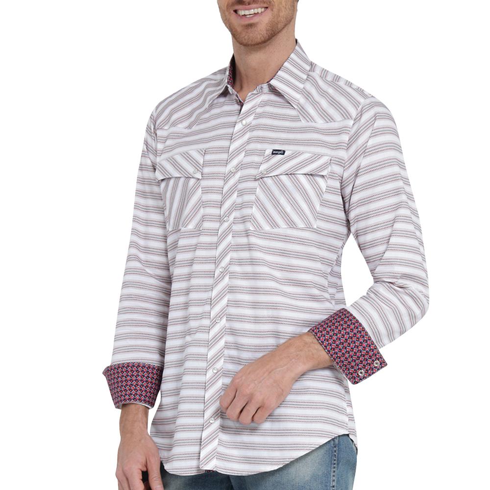 Foto 6 pulgar | Camisa Wrangler Blanca para Hombre