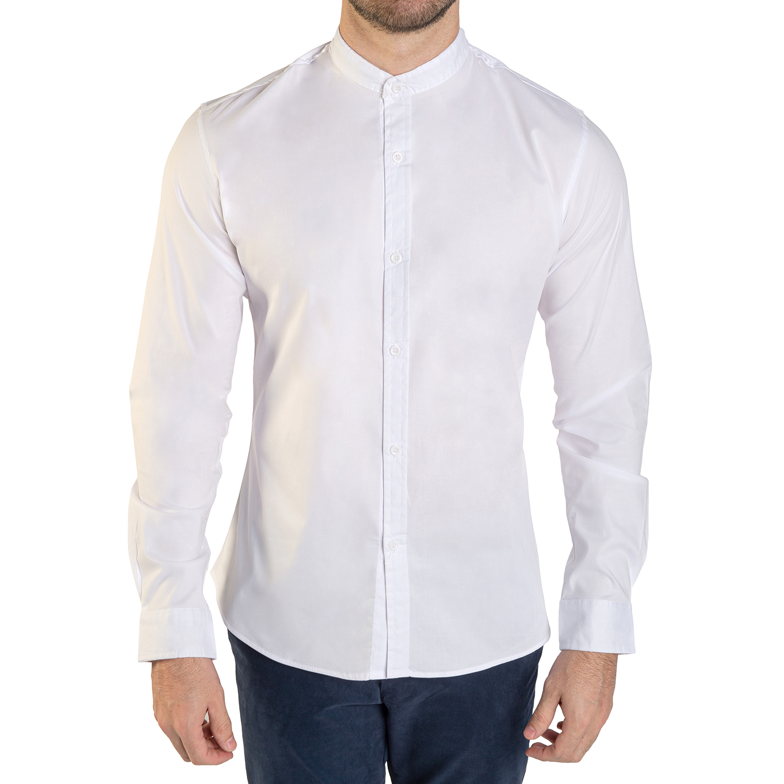 Foto 3 pulgar | Camisa CHB Chili Beans Clothing Co. Bastretch Blanca para Hombre