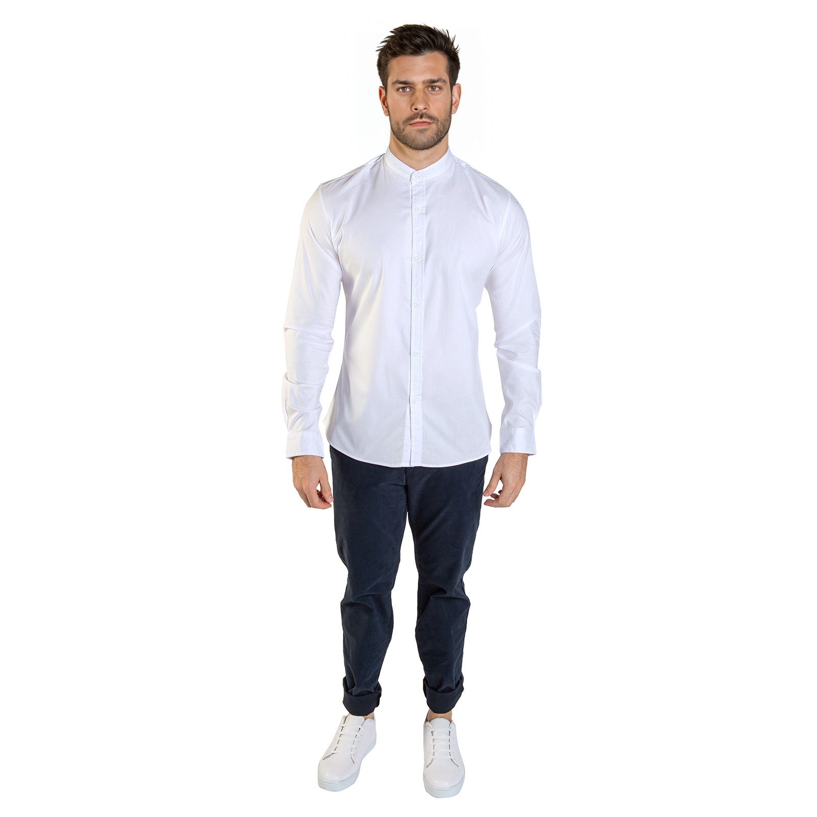 Foto 7 pulgar | Camisa CHB Chili Beans Clothing Co. Bastretch Blanca para Hombre