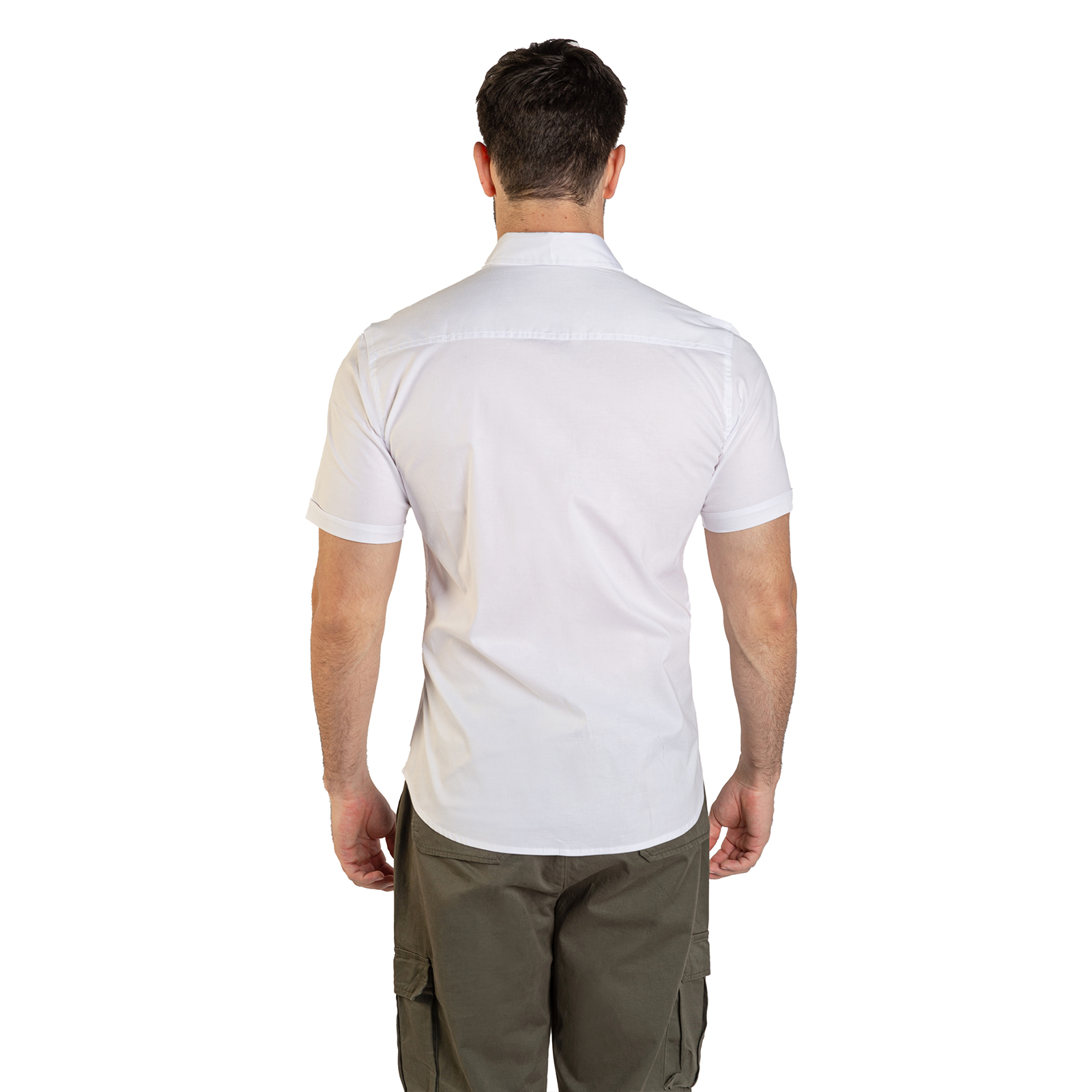 Foto 4 pulgar | Camisa Manga Corta Stretch Chb Chili Beans Clothing Co. Camibast Color Blanco