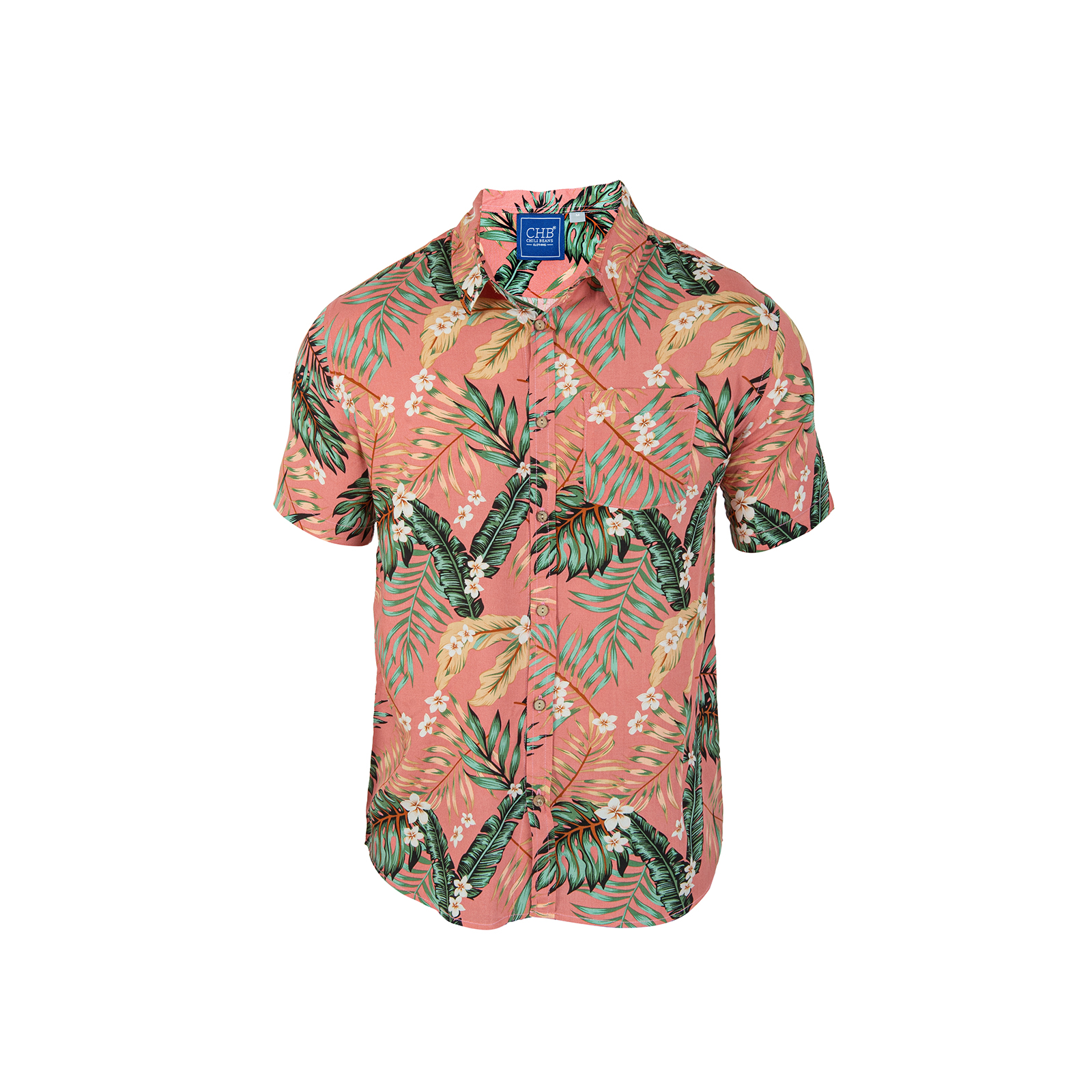 Foto 2 pulgar | Camisa CHB Chili Beans Clothing Co. Breeze Rosa para Hombre