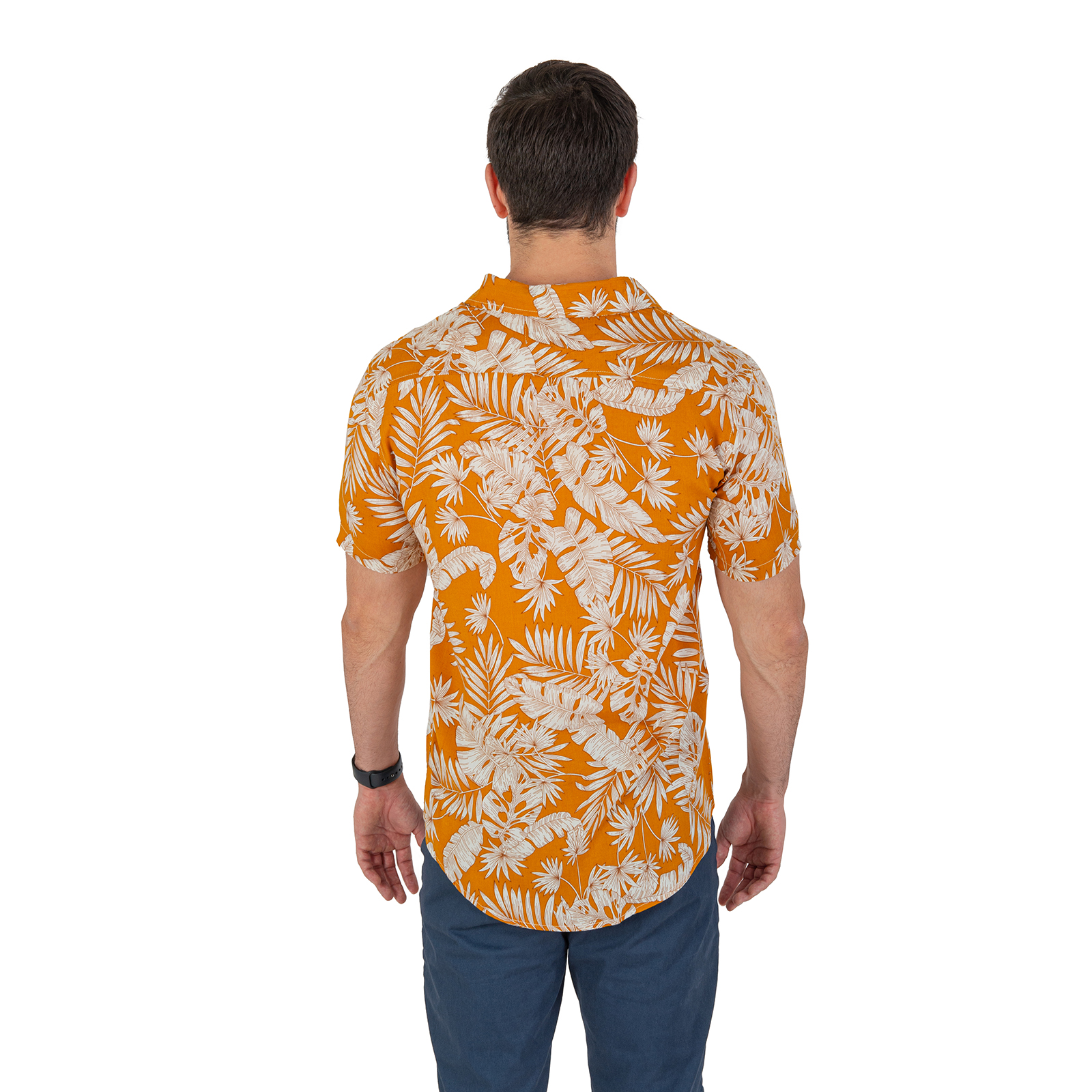 Foto 4 pulgar | Camisa Manga Corta Hawaiana Chb Chili Beans Clothing Co. Tropi Color Mostaza