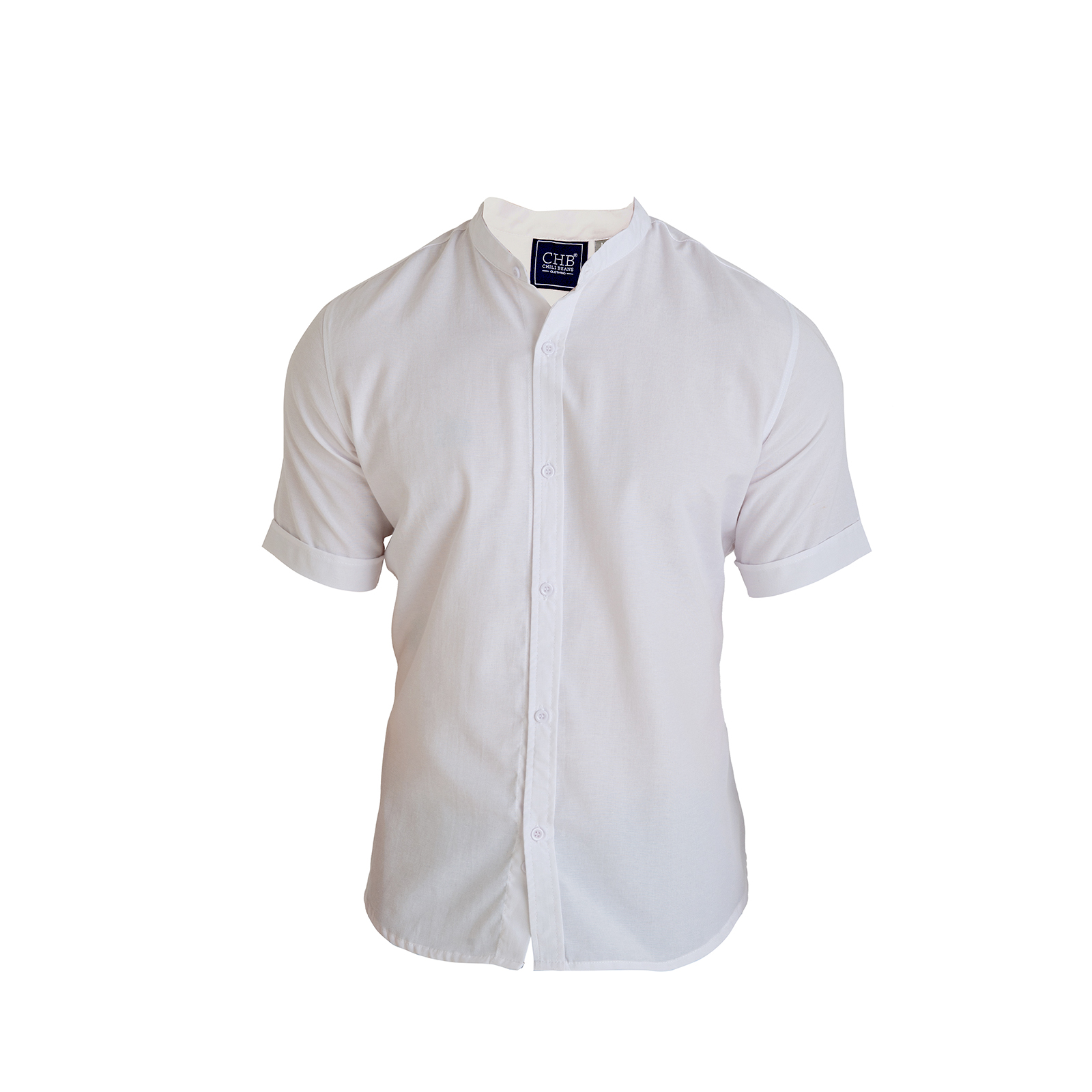 Foto 1 | Camisa Manga Corta Cuello Mao Lisa Chb Chili Beans Clothing Co. Visa Color Blanco