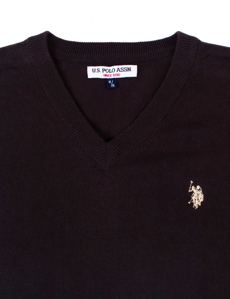 Foto 3 | Suéter Liso Us Polo Assn color Marrón para Hombre