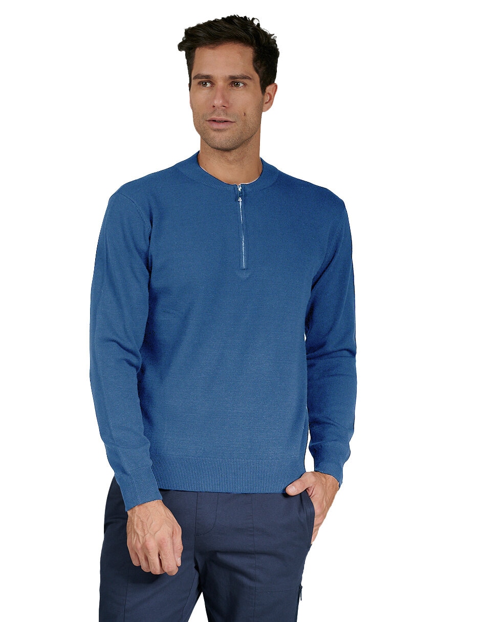 Suéter Casual Generra 228802 color Azul para Hombre