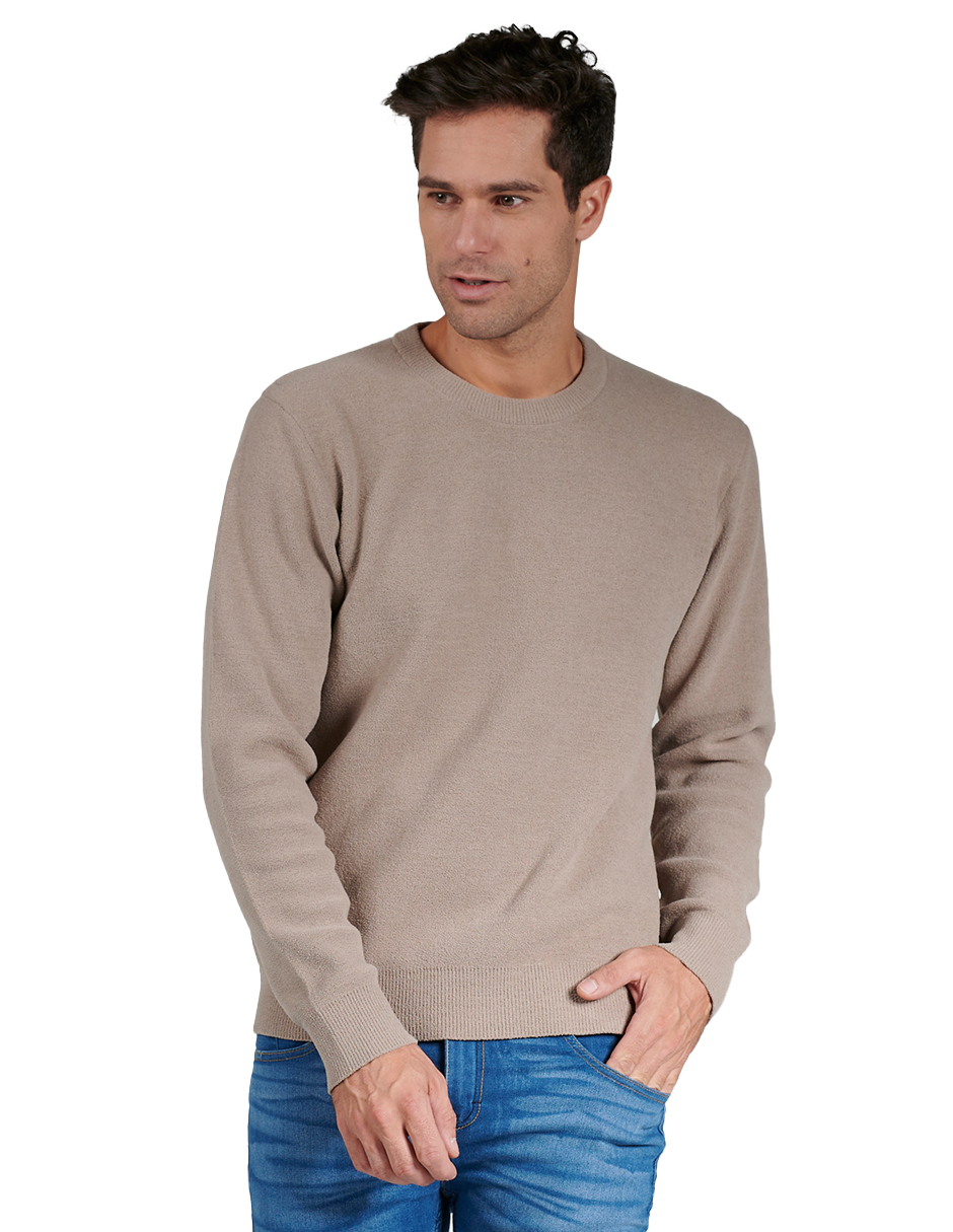 Suéter Casual Generra 228803 color Marrón para Hombre