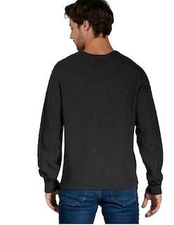 Foto 3 | Suéter Casual Generra 228804 color Gris para Hombre