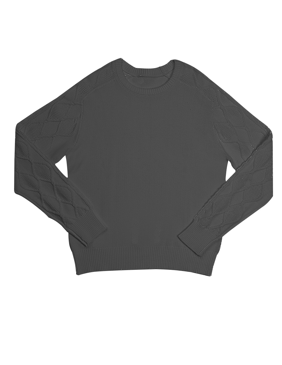 Foto 6 pulgar | Suéter Casual Generra 228804 color Gris para Hombre