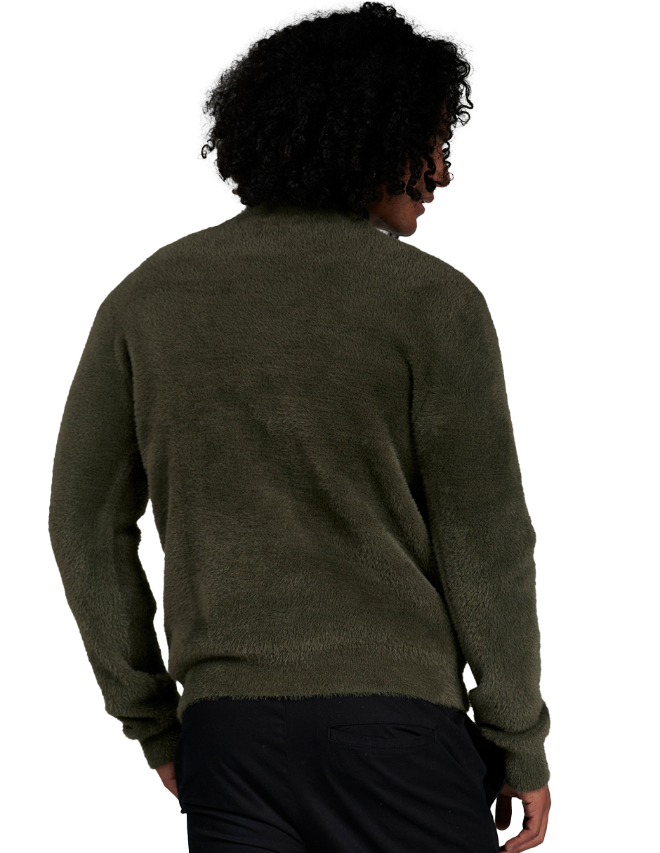 Foto 4 pulgar | Suéter Casual Generra 228815 color Verde para Hombre