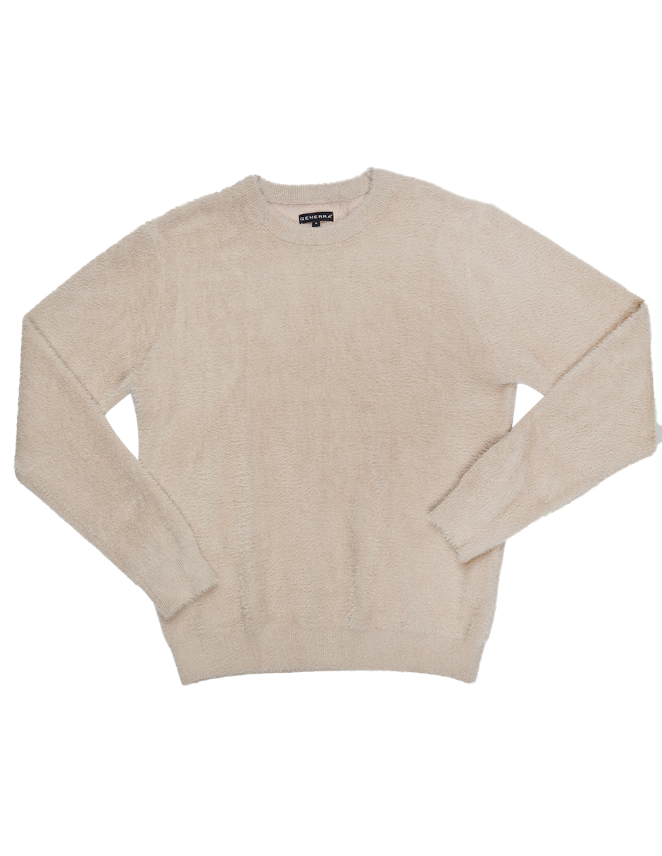 Foto 5 pulgar | Suéter Casual Generra 228815 color Beige para Hombre