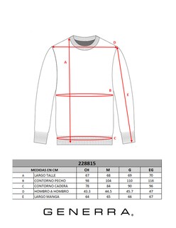 Foto 5 | Suéter Casual Generra 228815 color Beige para Hombre