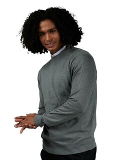 Foto 2 | Suéter Casual Generra 228818 color Gris para Hombre
