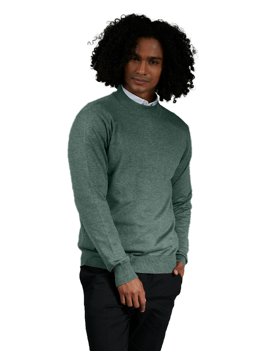 Foto 1 | Suéter Casual Generra 228818 color Verde para Hombre