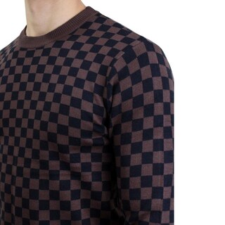 Foto 3 | Sueter para Hombre Moderno Cafe a Cuadros