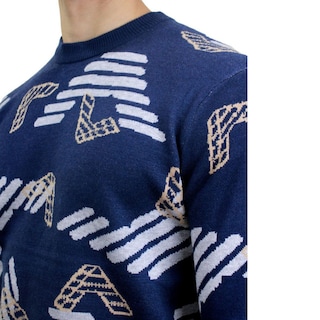 Foto 3 | Suéter para Hombre Moderno Azul
