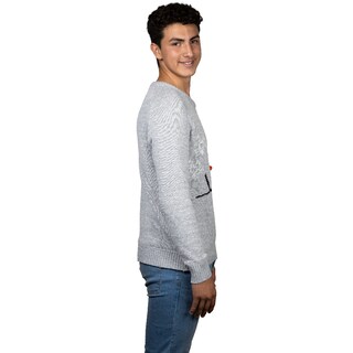 Foto 4 | Ugly Sweater Rev Suéter Navideño De Muñeco De Nieve Color Gris Para Navidad