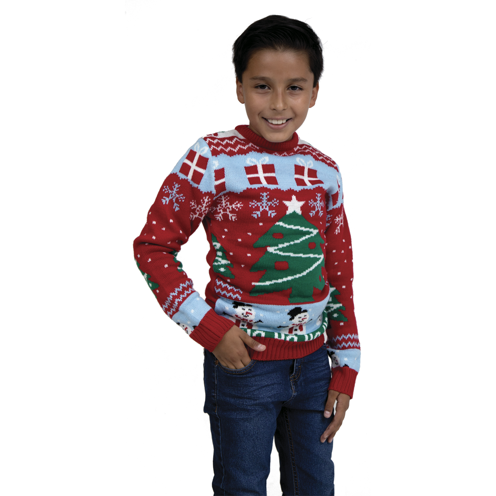 Ugly Sweater Suéter Navideño Arbol De Navidad Rev