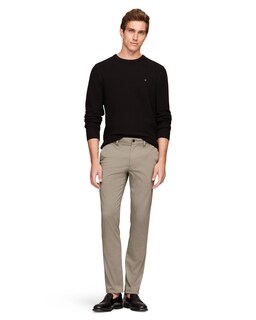 Foto 3 | Jersey Tommy Hilfiger Para Hombre, Cuello Redondo Estructurado 9gg, Negro - Venta Internacional.