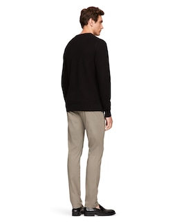 Foto 4 | Jersey Tommy Hilfiger Para Hombre, Cuello Redondo Estructurado 9gg, Negro - Venta Internacional.